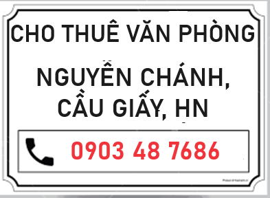 Chính chủ cho thuê nhà 4 tầng tại Nguyễn Chánh, P.Trung Hoà, Cầu Giấy, HN. LH 0903487686 - Ảnh chính